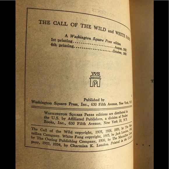 Vintage 1962 The Call of the Wild & White Fang by Jack London - Picture 4 of 6